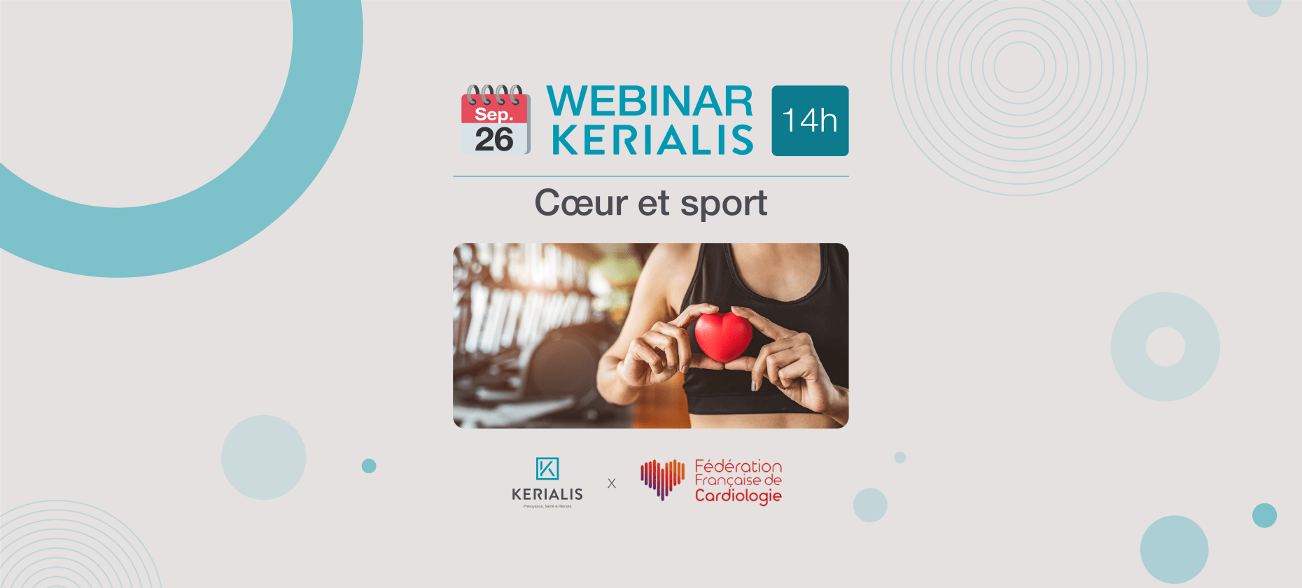 Inscrivez-vous au webinar sur le thème « Cœur et Sport » !