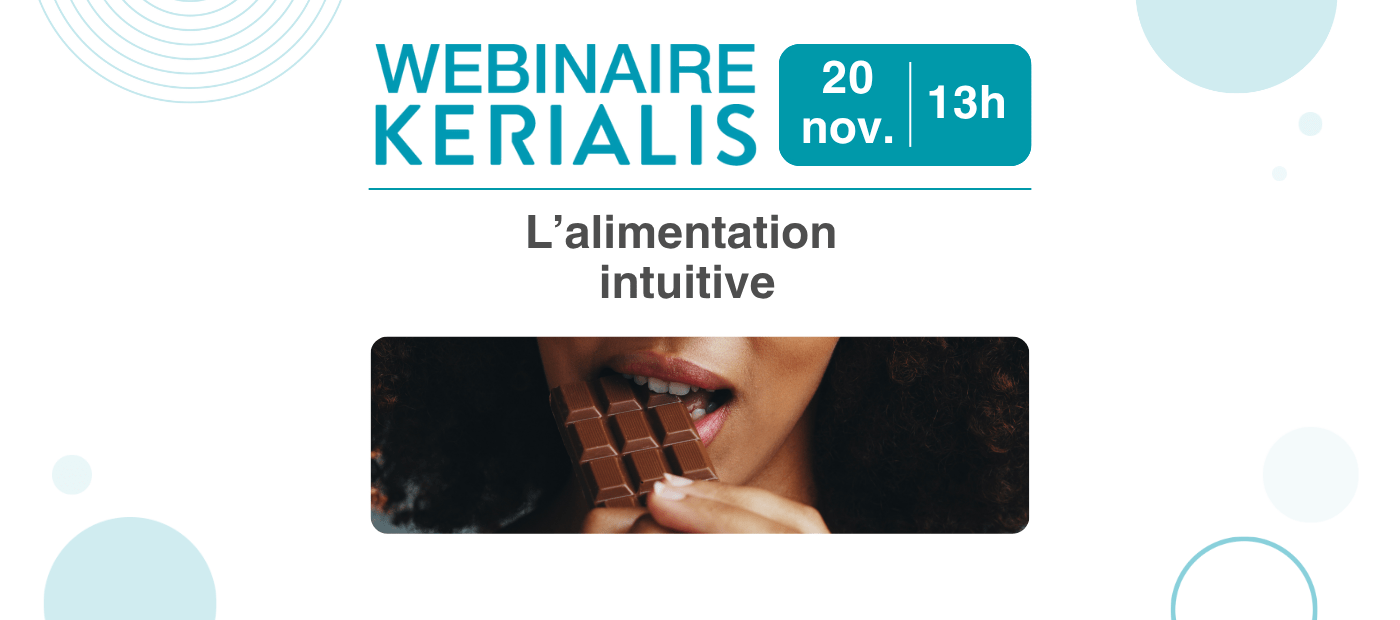 Participez au webinaire “L’alimentation intuitive”